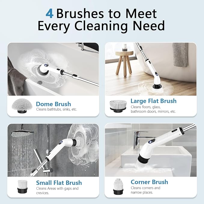 TUYU Electric Spin Scrubber - Waterproof